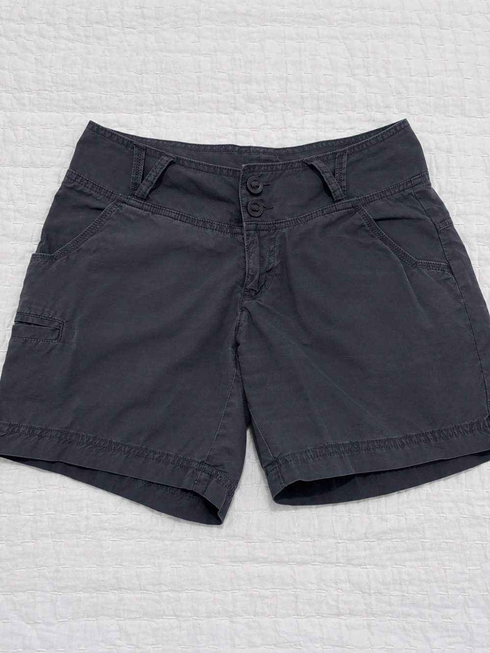 Columbia Women’s Hiking Shorts dark blue/ Gray Utility Outdoor Trail Size 4/6